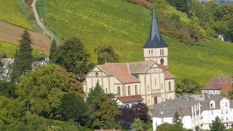 L'église protestante Saint-Martin de Barr. (©wikimedia commons)