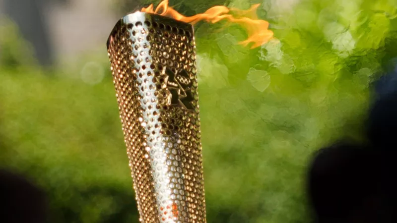 La flamme olympique de Londres 2012