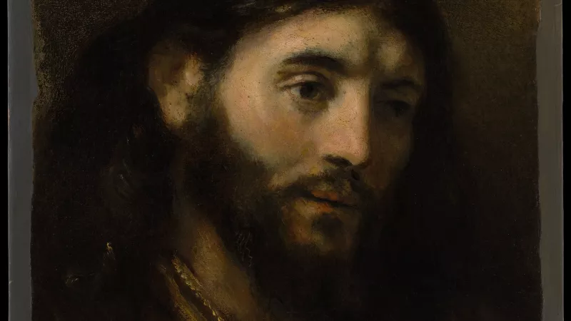 Rembrandt, Tête du Christ ©Wikimédia commons