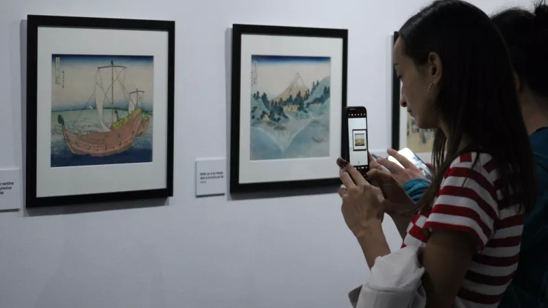 L'exposition Hokusai à Nice - Photo RCF