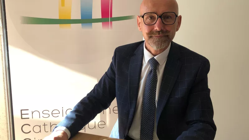 Stéphane Chassard-Guillard le directeur de l'enseignement catholique en Gironde ©RCF Bordeaux