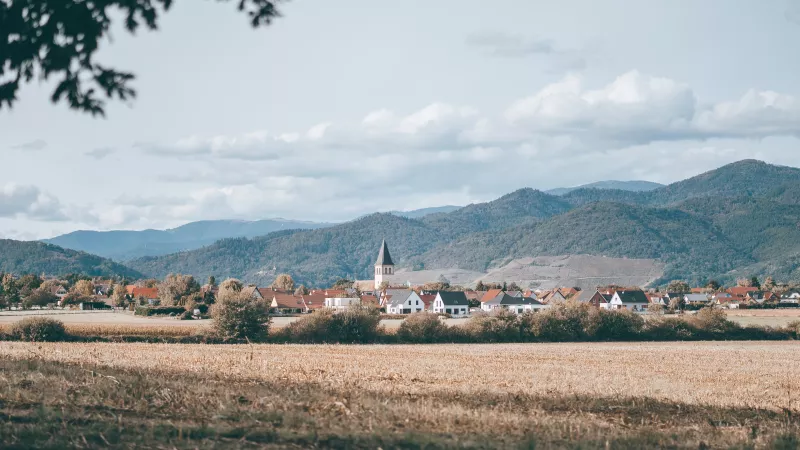 vue d'Aspach-Michelbach (68) - © Joackim Weiler via Unspash
