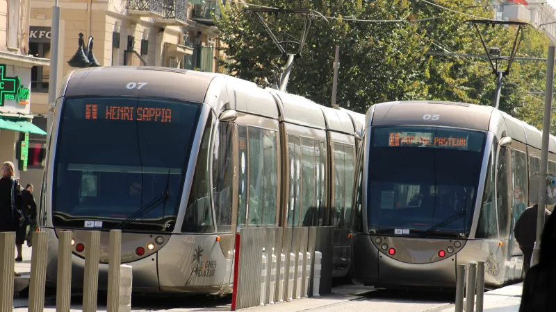 Le tramway de Nice - Photo SCG pour RCF