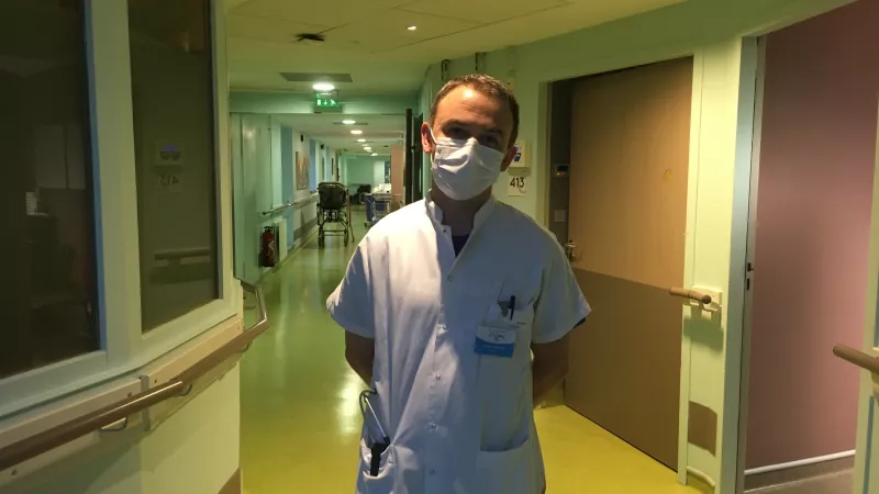 Le docteur Patrick Chalaye, médecin au sein de l'unité de soins palliatifs de l'hôpital de Trévoux - ©RCF Lyon