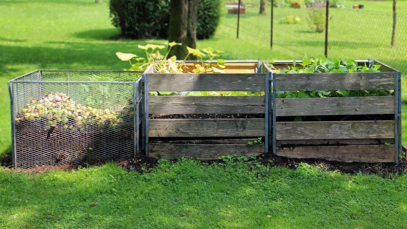 Composteur de Jardin 17 L - Bac a Compost pour Dechets organiques