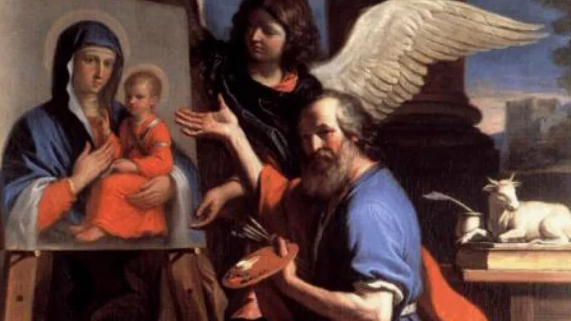 Saint Luc l'évangéliste en peintre, Guerchin ©Wikimédia Commons