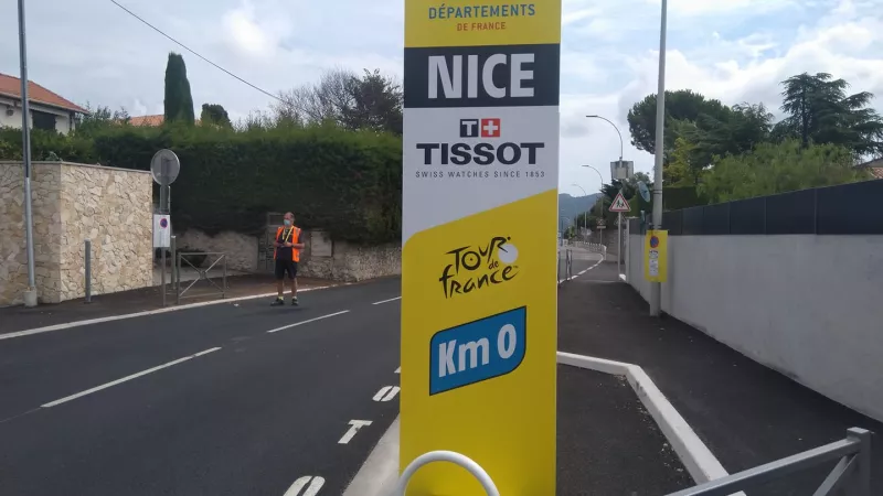 Le grand départ du Tour à Nice en 2020 - Archive RCF