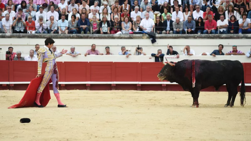 Le matador Sébastien Castella durant la féria de Béziers (Hérault) en 2015 © Mehdi Chebil/Hans Lucas  