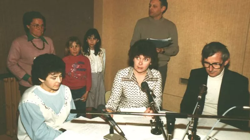 1984, première émission de Radio Nessy @RCF Haute-Savoie