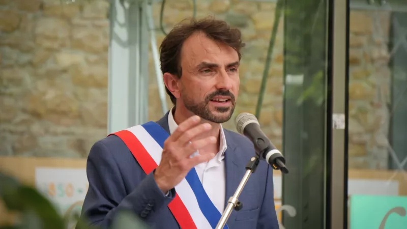 Le maire écologiste de Lyon Grégory Doucet - © RCF Lyon 2021
