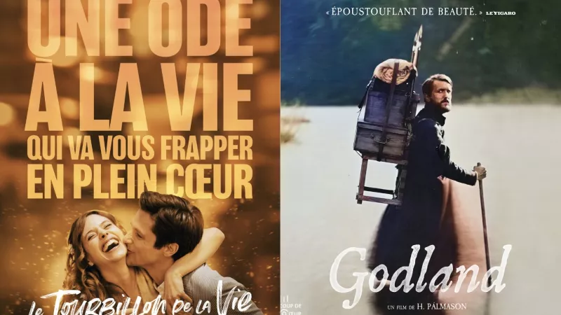 Affiche des films "Tourbillon de la vie" et "Godland"