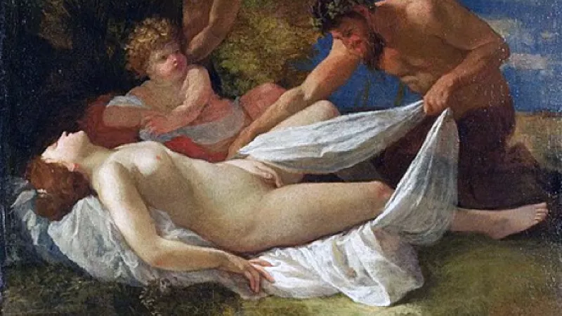 Vénus épiée par deux satyres (Londres, The National Gallery)