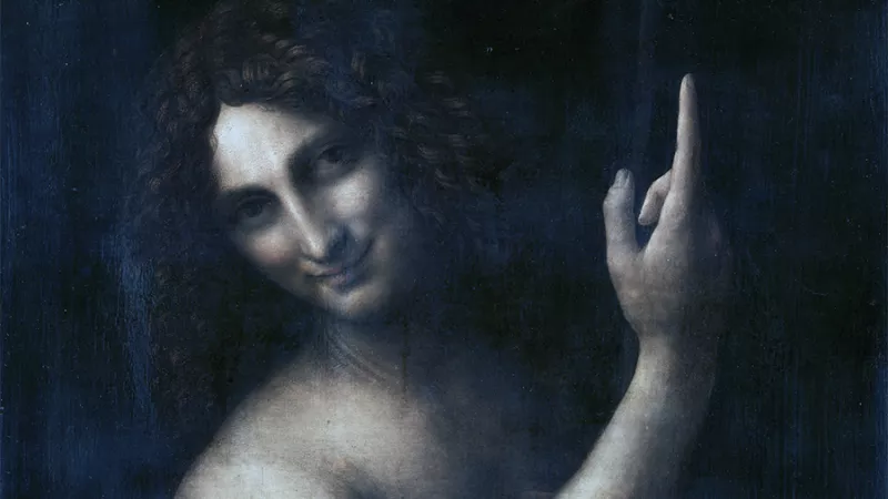 Léonard de Vinci, Saint Jean-Baptiste ©Wikimédia commons