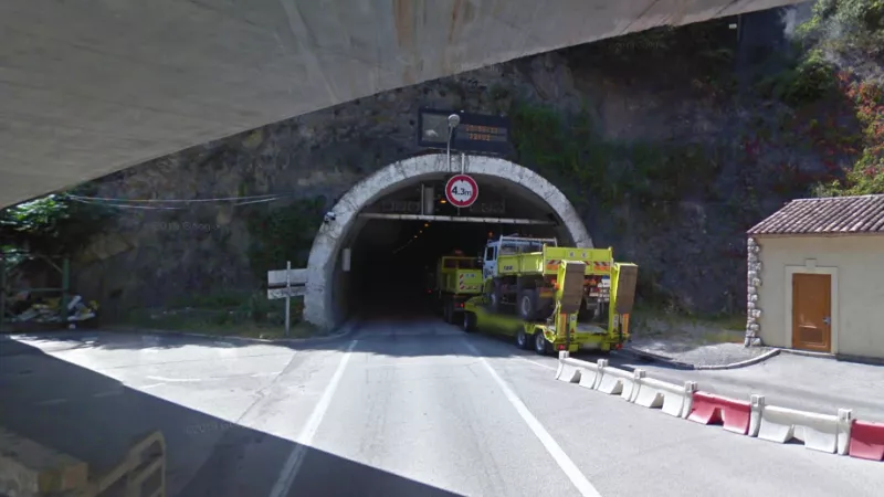Le tunnel de la Mescla - Capture Maps