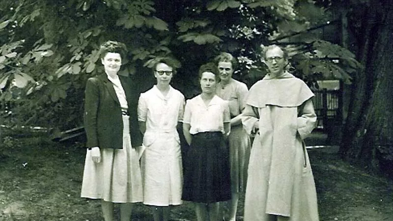 Jean Vanier a rencontré Thomas Philippe (ici en 1947) en 1950 au sein de la communauté de l'Eau vive ©Wikimédia Commons