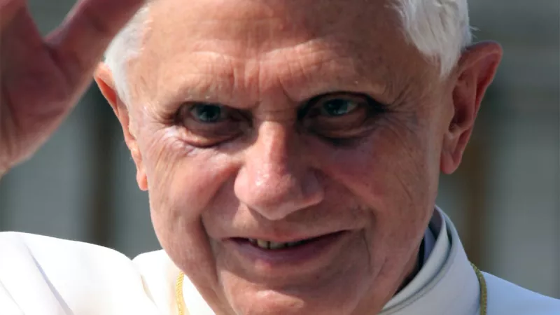 Benoît XVI, pape jusqu'en 2013, est décédé le 31 décembre 2022. © Photo Flickr / CC BY-SA 2.0