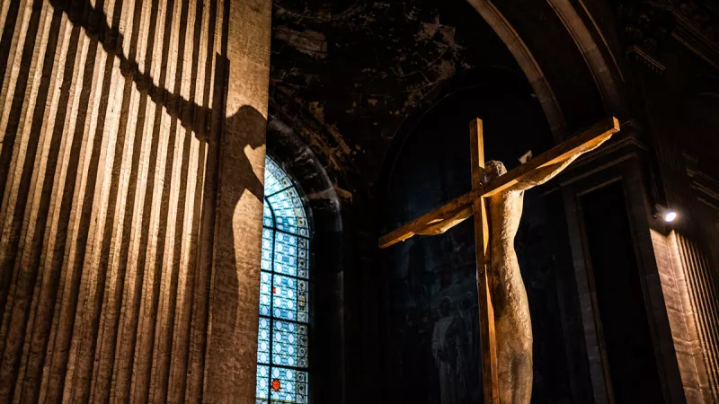 "Nous pensons que le christianisme et l’espérance sont synonymes" (Photo : Église Saint-Sulpice, Paris ©Xose Bouzas / Hans Lucas)
