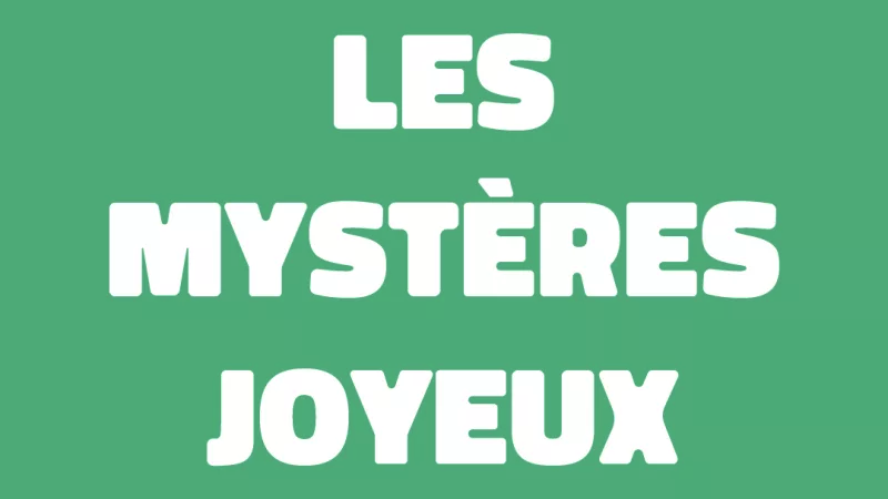 Les mystères joyeux ©1RCF Belgique 
