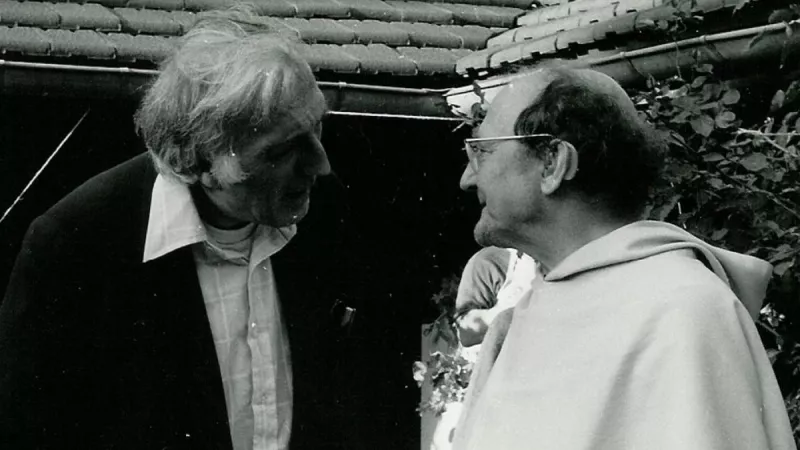 Jean Vanier avec son père spirituel, le dominicain Thomas Philippe ©L'Arche