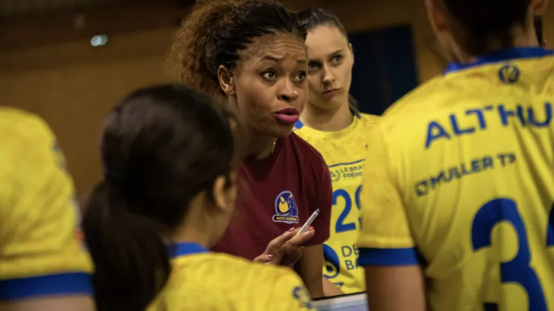 Nina Kanto (Metz Handball), pionnière en matière de maternité dans le sport de haut niveau (Photo : Cedosa380)
