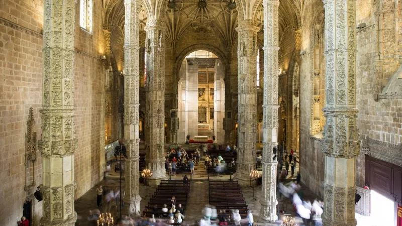 Ce lundi 13 février, l’Église catholique du Portugal fait la lumière sur les abus sexuels commis en son sein (Photo : église Santa Maria de Belém, à Lisbonne ©Mathieu Thomasset / Hans Lucas)