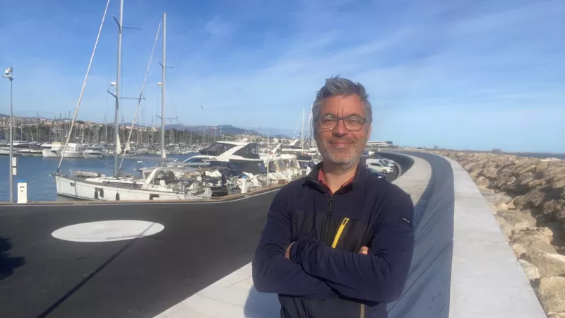 Stéphane Thubert au port de Saint-Laurent-du-Var - RCF Nice Côte d'Azur 