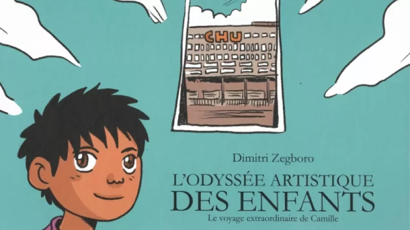 Premier de couverture de "L'odyssée artistiques des enfants" par Dimitri Zegboro
