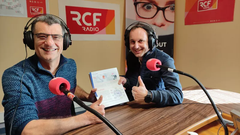 Franck Guigard (à gauche), Manuel Garcia - © RCF Drôme