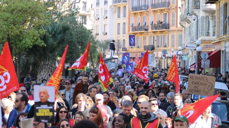 En février, quelques milliers de manifestants ont foulé les pavés de Nice. (Photo : archives RCF)