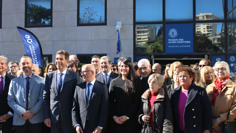 Inauguration de la maison des Alpes-Maritimes le 2 mars 2023 à Nice - RCF