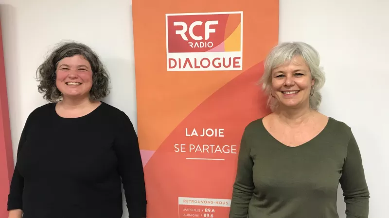 Marielle Vallon, directrice du CIDFF et Sophie Pioro, directrice de l’association “Solidarité Femmes 13” ©DialogueRCF 