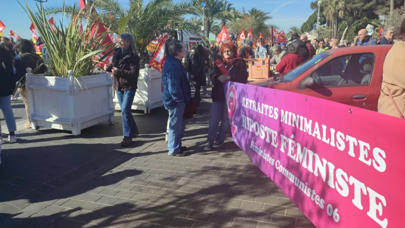 Ce 7 mars, 30 000 personnes ont défilé dans les rues de Nice selon les syndicats. (Photo  RCF Laura Grondard)