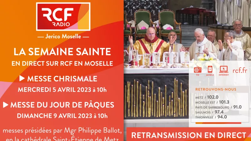 Pâques : vivez la Semaine Sainte sur RCF Jerico Moselle