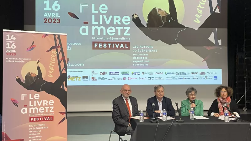 36e édition du Festival Le Livre à Metz, les 14, 15 et 16 avril