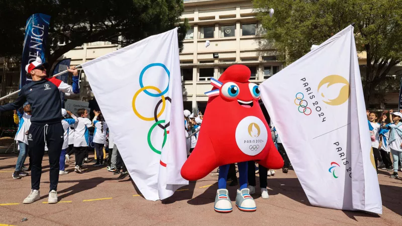 Les jeux olympiques : Les mascottes et leur drapeau