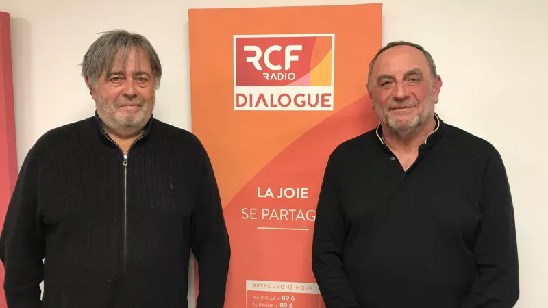 André Jollivet, architecte urbaniste à Marseille et Bernard Badoino, président départemental de la Protection Civile des Bouches-du-Rhône 