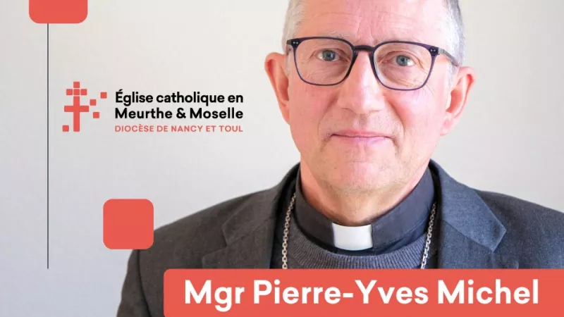 Mgr Pierre-Yves Michel nouvel évêque de Nancy et de Toul