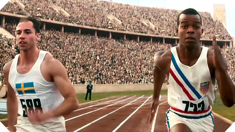 © LFR Films presse. Stephan James incarne Jesse Owens dans La Couleur de la victoire en 2016.
