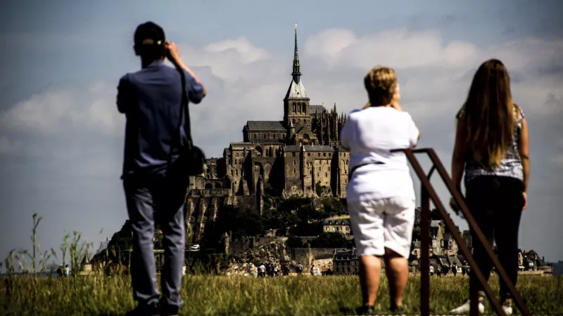 Le Mont Saint Michel fait partie des sites les plus visités de France. Martin Bertrand/Hans Lucas 