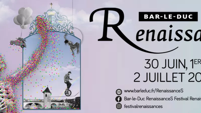 Le programme du festival est à retrouver à l'adresse https://www.barleduc.fr/mes-loisirs/culture/bar-le-duc-renaissances.html