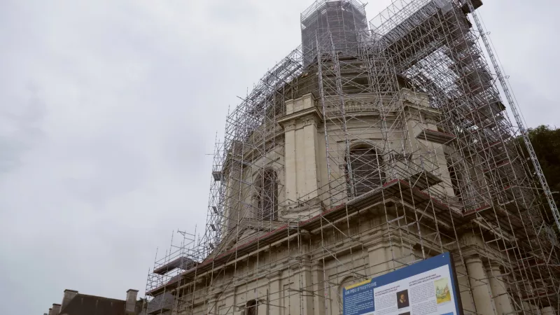 Les travaux sur la chapelle Notre-Dame des Ardilliers de Saumur ont commencé mi-juin ©RCF Anjou