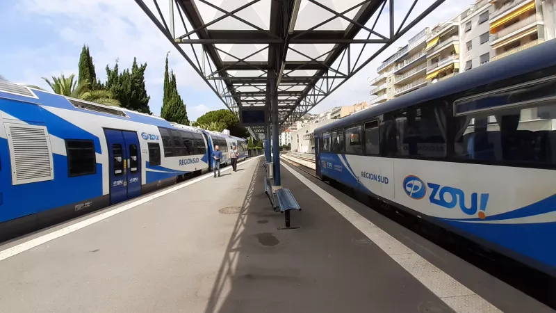 La gare des Chemins de fer de Provence à Nice - RCF