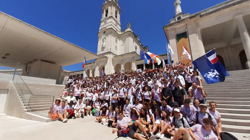 Les 600 jeunes du diocèse à Fátima - Photo RCF: Stèvelan Chaizy-Gostovitch