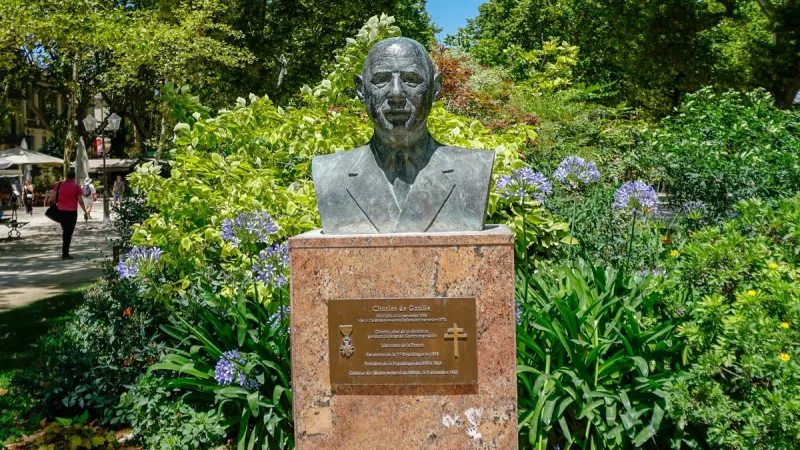 Buste du général de Gaulle à Madrid, en Espagne. ©Unsplash