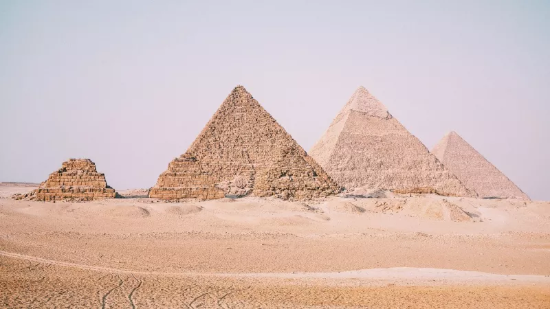 Nécropole de Gizeh, Egypte. ©Unsplash