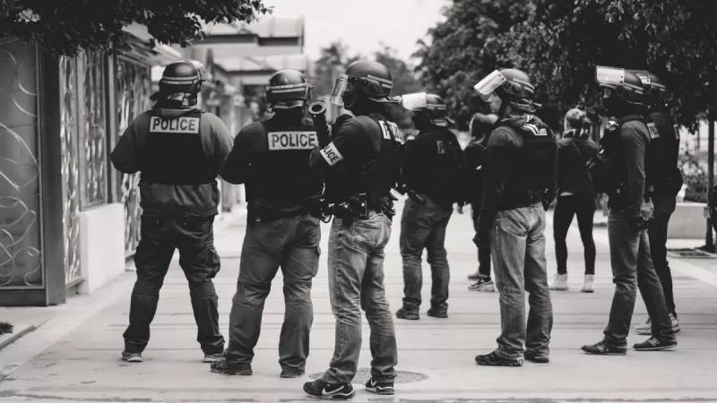 Policiers à Lyon, France. 2022 ©Unsplash