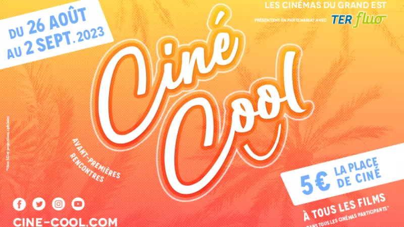 Affiche officielle de Ciné-cool 2023