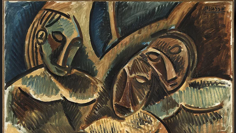 Pablo Picasso, « Trois Figures sous un arbre », 1908, Musée national Picasso-Paris
