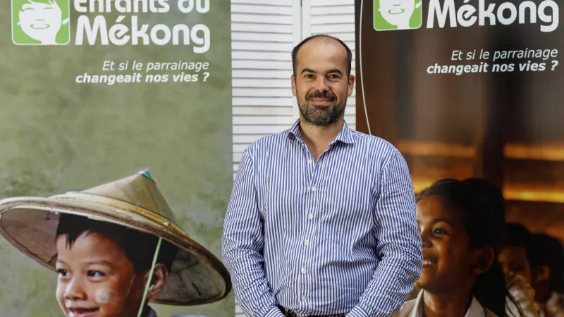 Guillaume Mariau est le directeur de la communication d'Enfants du Mekong.
