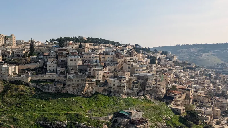 La Maison d'Abraham, lieu d'accueil tenu par le Secours catholique, est située au cœur du quartier de Silwan, dans Jérusalem-Est ©Odile Riffaud / RCF